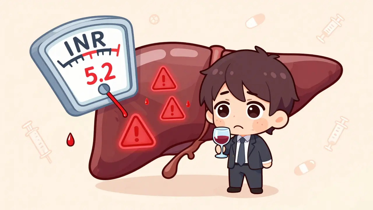 Alcohol and Blood Thinners: What You Need to Know About Bleeding Risk and INR Changes