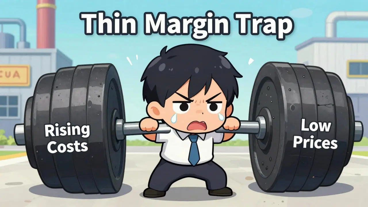 Chibi character squeezed by rising costs and low prices