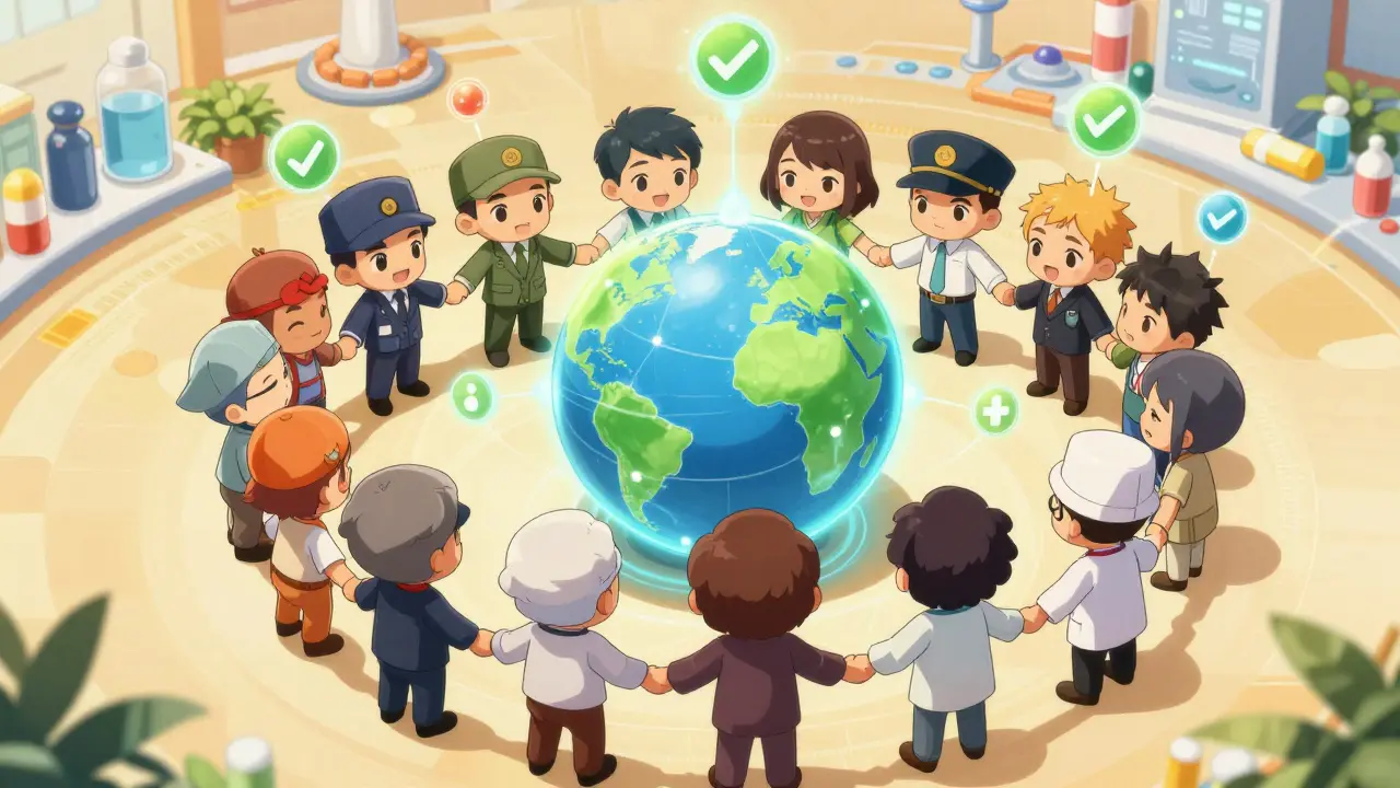 Chibi team cooperating for resilient drug supply chain